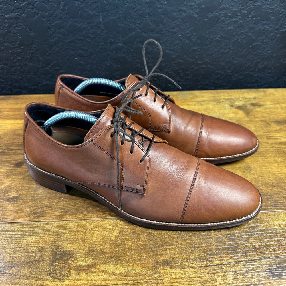 Cole Haan Williams Cap Toe C11592 British Tan Leather Oxford Mens 10 M
